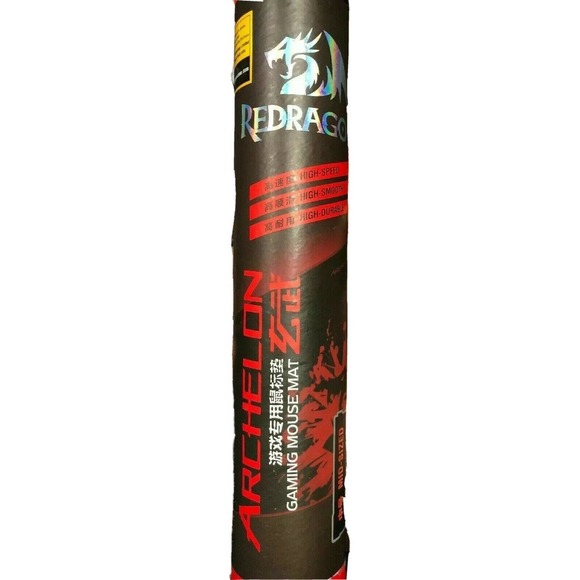 RedDragon Archelon Red Mid Sized Gaming Mouse Mat - Picture 10 of 10